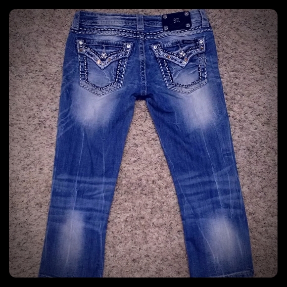 Miss Me Denim - Miss Me cuffed capri